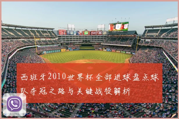 西班牙2010世界杯全部进球盘点球队夺冠之路与关键战役解析