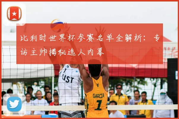 比利时世界杯参赛名单全解析：专访主帅揭秘选人内幕