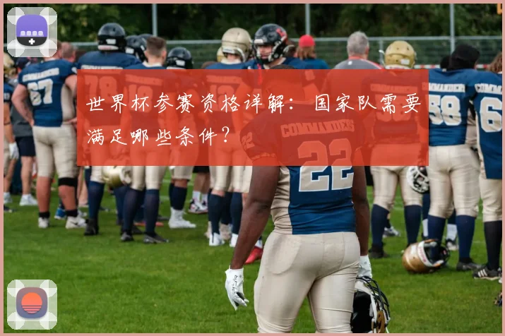 世界杯参赛资格详解:国家队需要满足哪些条件?